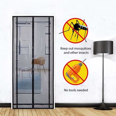 MOQ:100pcs Automatic Closing Mesh Magnetic Screen Curtain Kitchen Door Screen Anti Bugs
